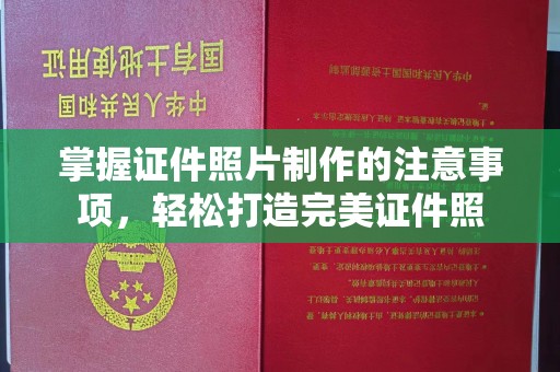 老城掌握证件照片制作的注意事项，轻松打造完美证件照
