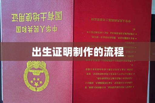 老城出生证明制作的流程
