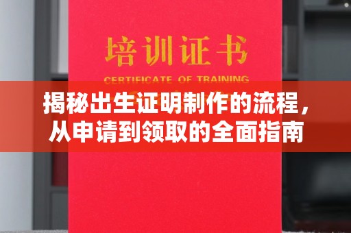 老城揭秘出生证明制作的流程，从申请到领取的全面指南