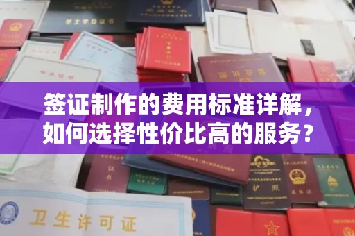老城签证制作的费用标准详解，如何选择性价比高的服务？