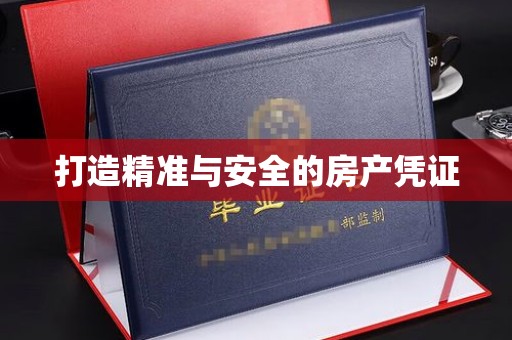 老城打造精准与安全的房产凭证